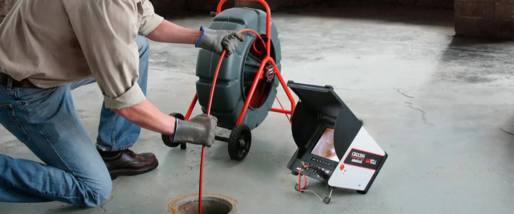sewer line camera inspection